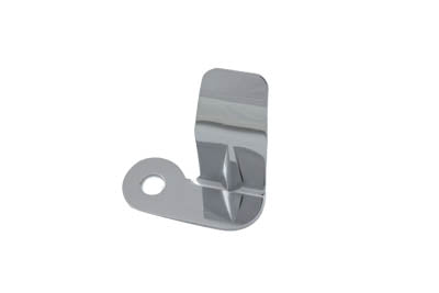 31-0857 - Chrome Alternator Plug Retainer Bracket by V-Twin