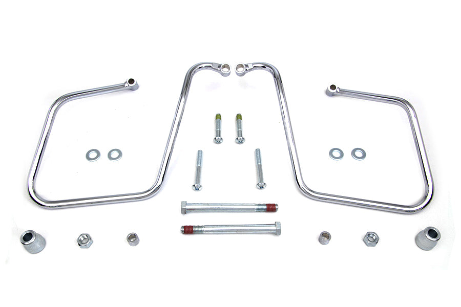 31-0921 - Chrome Saddlebag Support Set by V-Twin