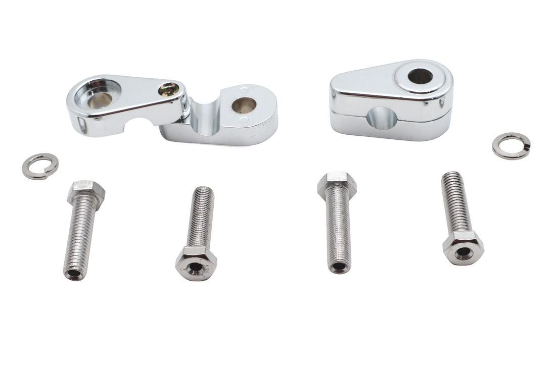 31-0956 - Chrome Turn Signal Clamp Set by V-Twin