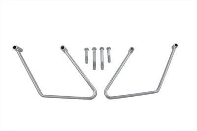 31-0967 - Chrome Saddlebag Support Kit by V-Twin