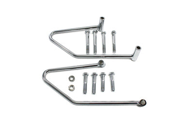 31-0970 - Saddlebag Support Set Chrome by V-Twin