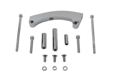 31-0986 - Chrome Side Mount Tail Lamp Bracket Curved by V-Twin