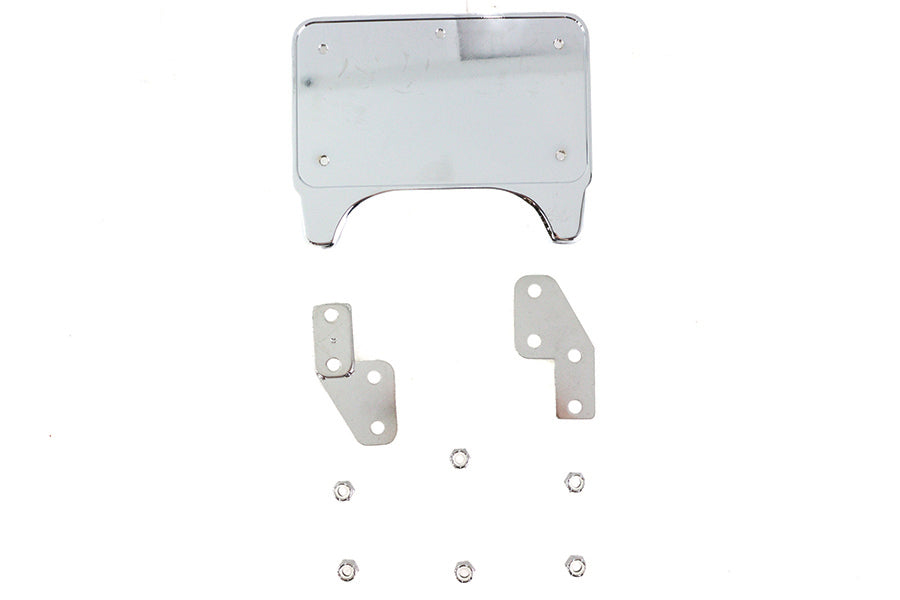 31-1006 - Chrome Billet License Plate Holder by V-Twin