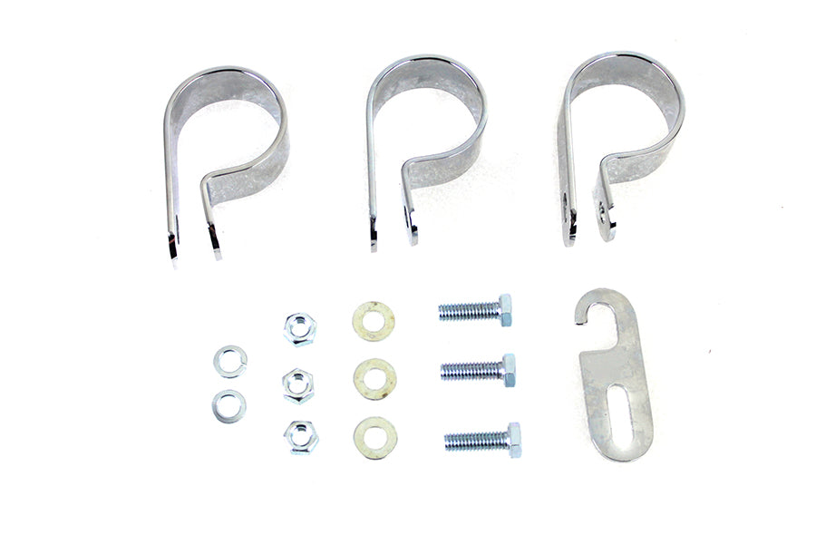 31-1179 - True Dual Exhaust Bracket Kit by V-Twin