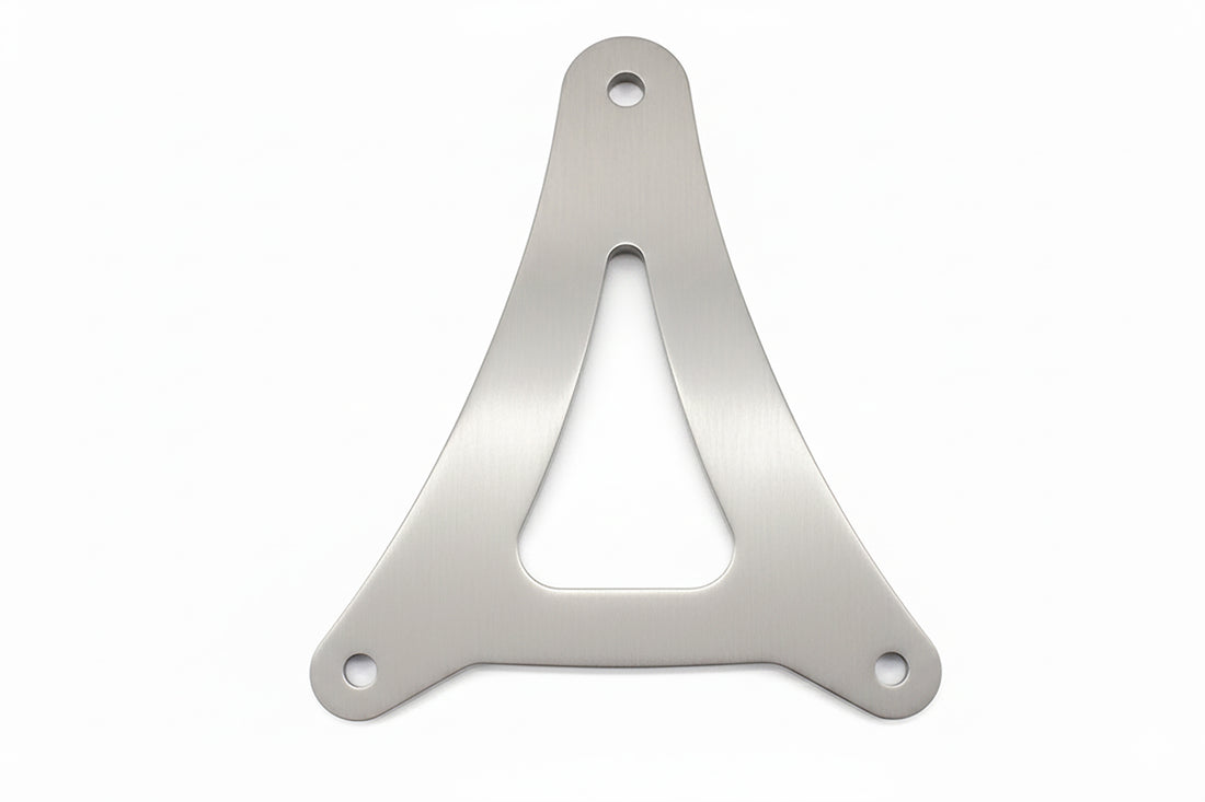 31-1186 - M8 Softail Breakout Headlamp Mount Polished by V-Twin