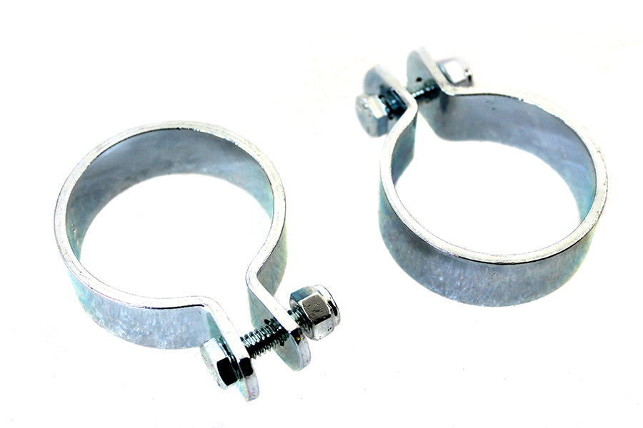 31-1263 - Zinc 1-7/8  Muffler Clamp Set by V-Twin