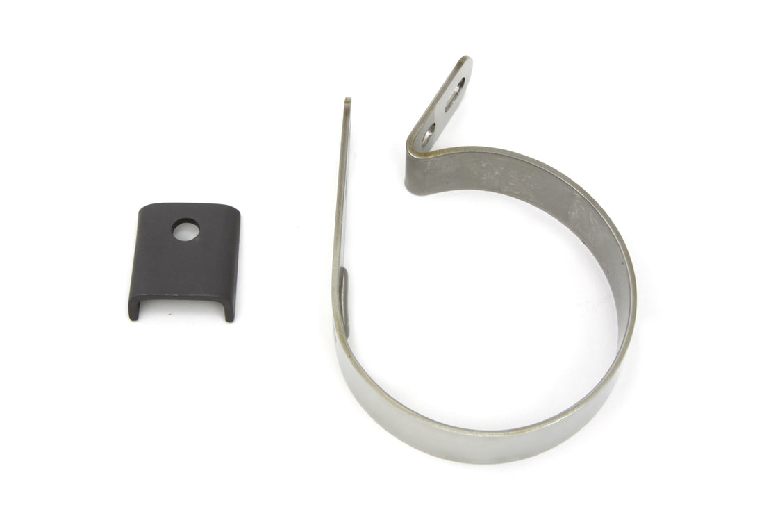 31-1269 - Stainless Steel 3-1/4  Muffler Clamp by V-Twin