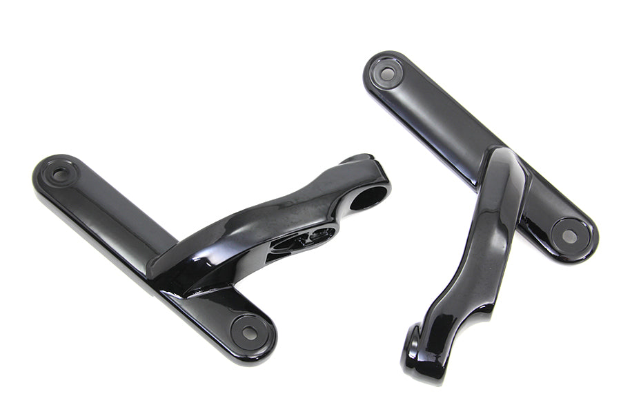 31-1343 - Black Spotlamp Bracket Set by V-Twin