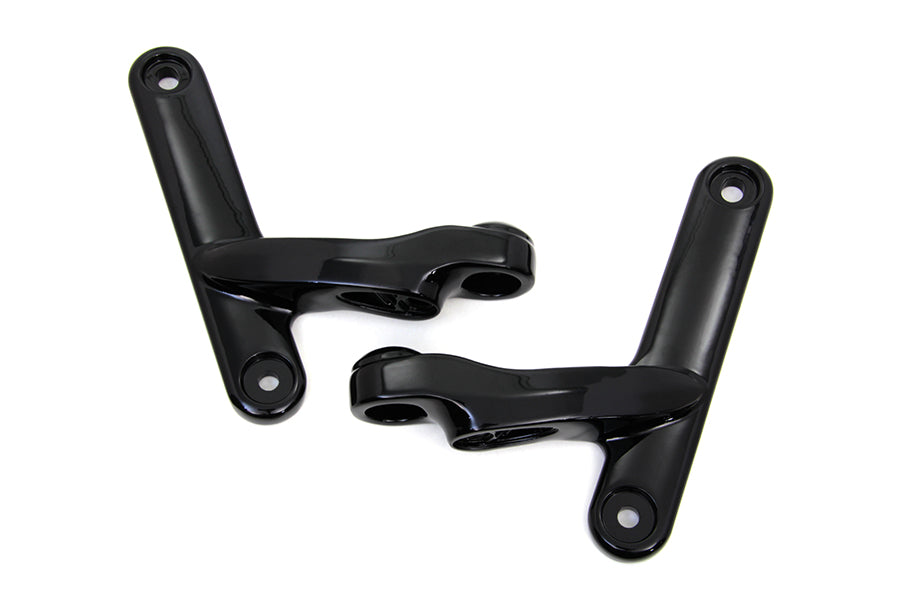 31-1344 - Black Spotlamp Bracket Set by V-Twin