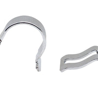 31-1457 - Hinged Exhaust Clamp Chrome by V-Twin