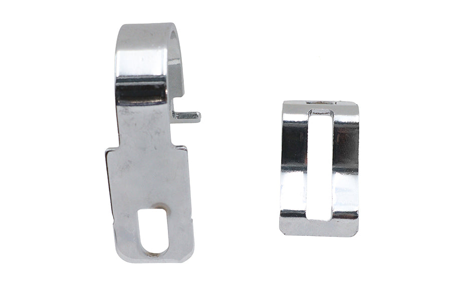 31-1457 - Hinged Exhaust Clamp Chrome by V-Twin