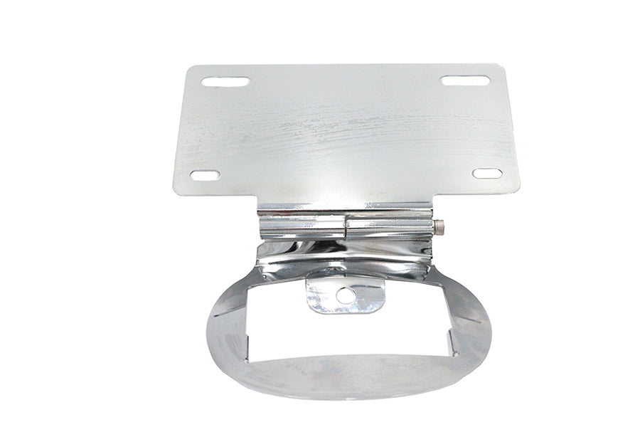 31-1472 - License Plate Relocation Bracket Chrome by V-Twin