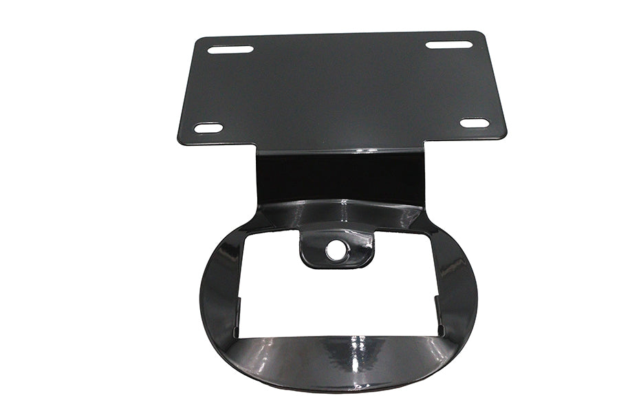 31-1473 - License Plate Relocation Bracket Black by V-Twin