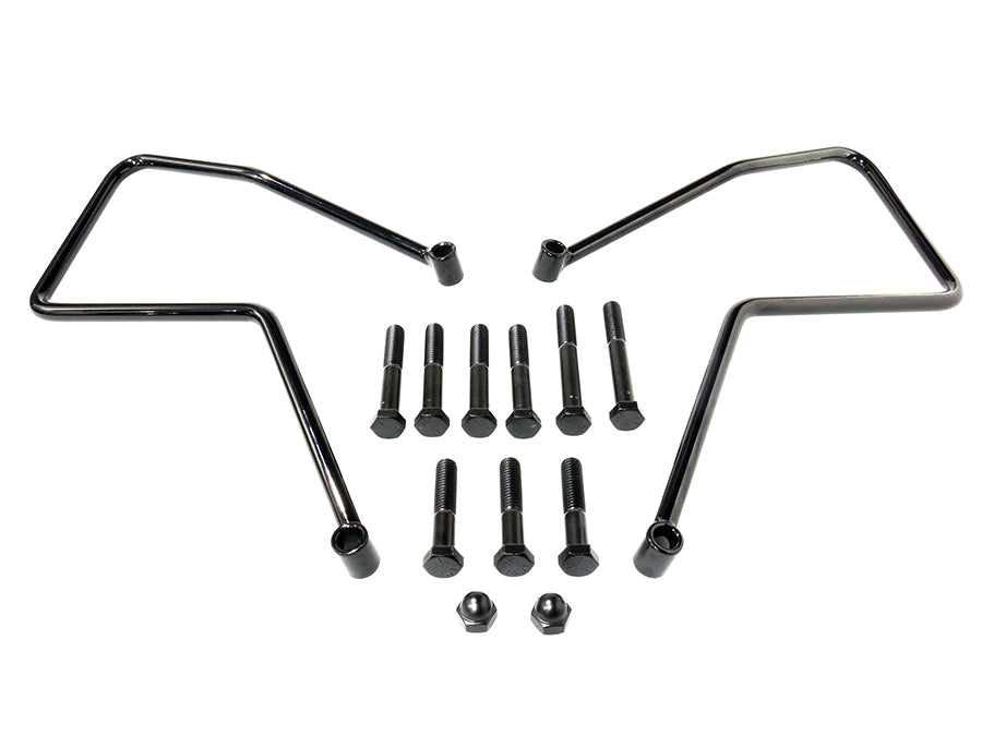 31-1571 - Black Saddlebag Support Set by V-Twin