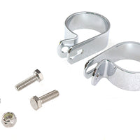 Chrome 1-7/8 inch Exhaust Clamp Set