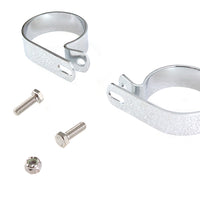 Chrome 2-1/2 inch Exhaust Clamp Set