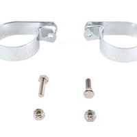 Chrome 2-1/2 inch Exhaust Clamp Set