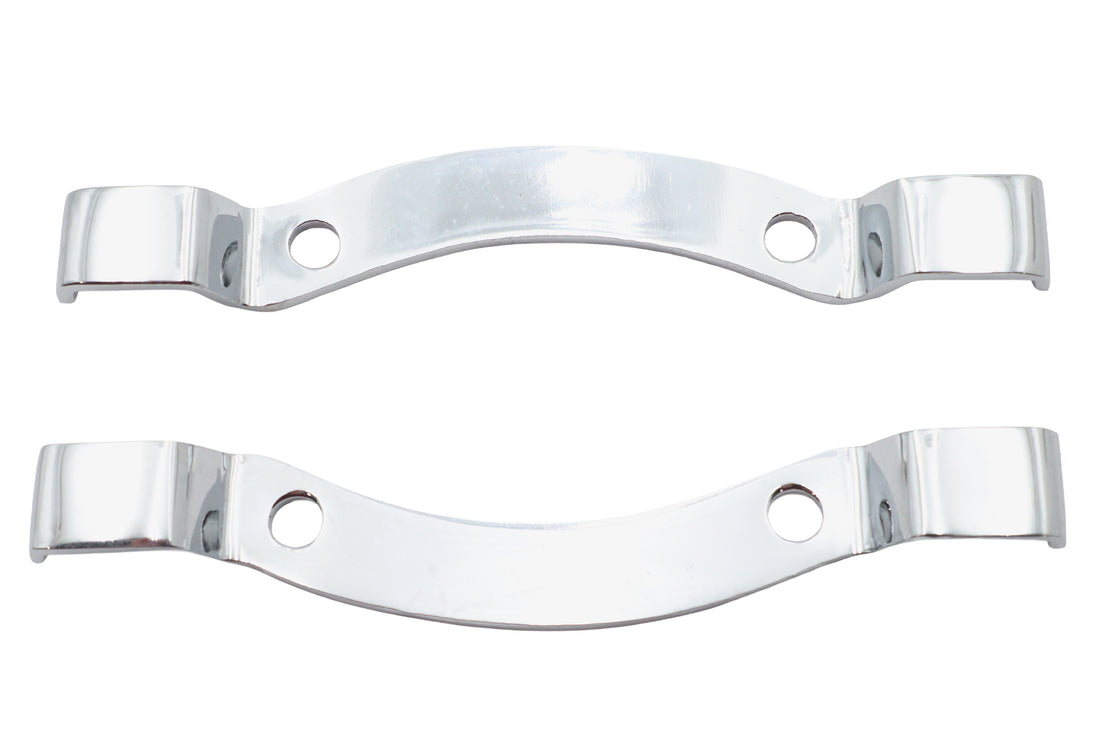 31-1987 - Chrome Bracket Set for Sissy Bar Pad by V-Twin
