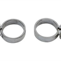 31-2112 - Chrome Allen Type Exhaust Clamp Set Wide by V-Twin