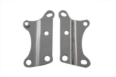 31-2137 - Chrome Front Motor Mount Set by V-Twin