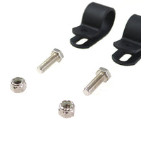 Black 1 inch Muffler Clamp Set