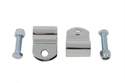 31-3974 - Chrome Turn Signal Clamps by V-Twin