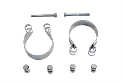 31-4039 - Stainless Allen Type Exhaust Clamp Set by V-Twin