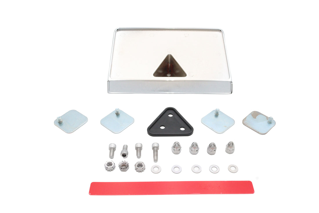 31-4077 - Laydown License Plate Frame Mounting Kit by V-Twin