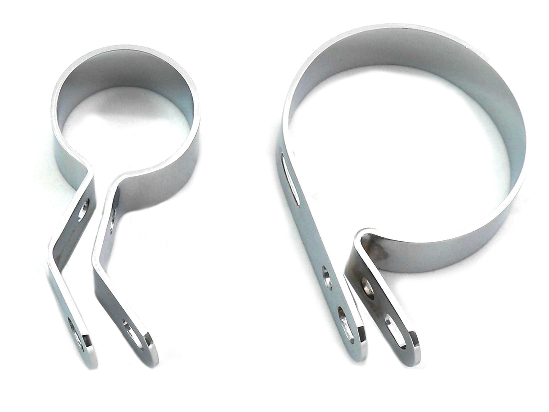 31-4084 - Chrome Muffler Clamp Set by V-Twin