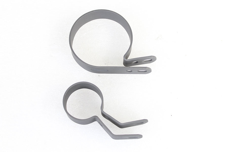 31-4085 - Parkerized Muffler Clamp Set by V-Twin