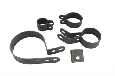 31-9004 - Parkerized Exhaust Clamp Kit by V-Twin