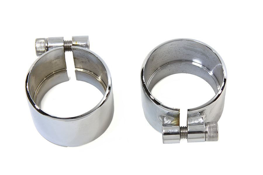 31-9920 - Chrome 1-3/4  Seamless Exhaust Clamp Set by V-Twin
