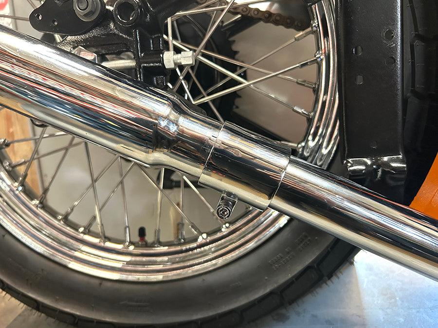 31-9920 - Chrome 1-3/4  Seamless Exhaust Clamp Set by V-Twin