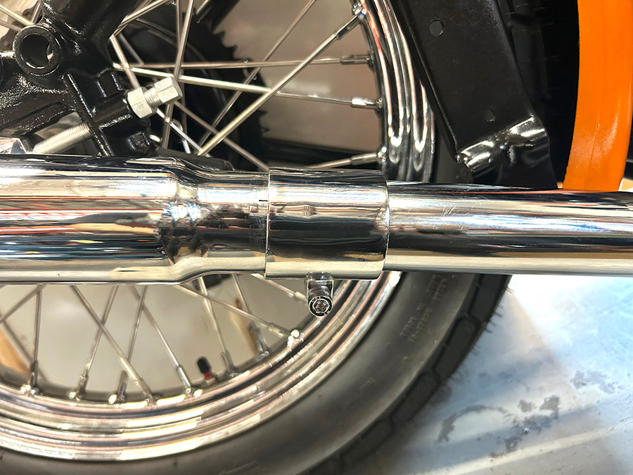 31-9920 - Chrome 1-3/4  Seamless Exhaust Clamp Set by V-Twin