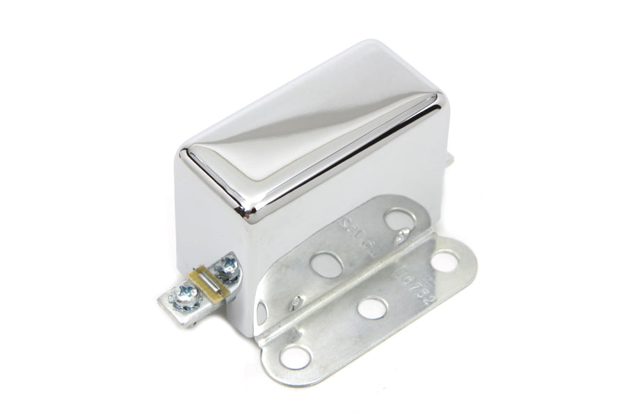 32-0067 - Chrome Look-A-Like 6 Volt 3-Brush Relay by Volt Tech