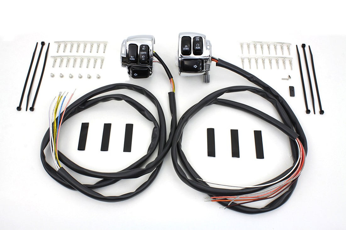 32-0277 - Handlebar Control Switch Housing Kit Chrome by Volt Tech