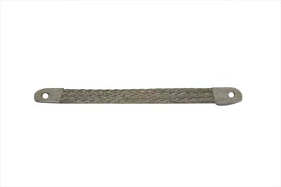32-0363 - Battery Cable 8-1/2 inch Braided Flat Unsheathed by V-Twin