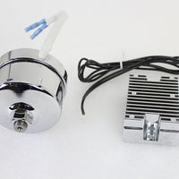 32-0372 - Chrome 17 Amp Alternator Generator Conversion Kit by Volt Tech