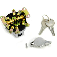 32-0419 - Fat Bob Ignition Switch with 6 Terminals Chrome by Volt Tech