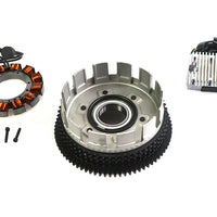 32-0473 - Alternator 19 Amp Charging System Kit Chrome by Volt Tech