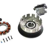 32-0473 - Alternator 19 Amp Charging System Kit Chrome by Volt Tech