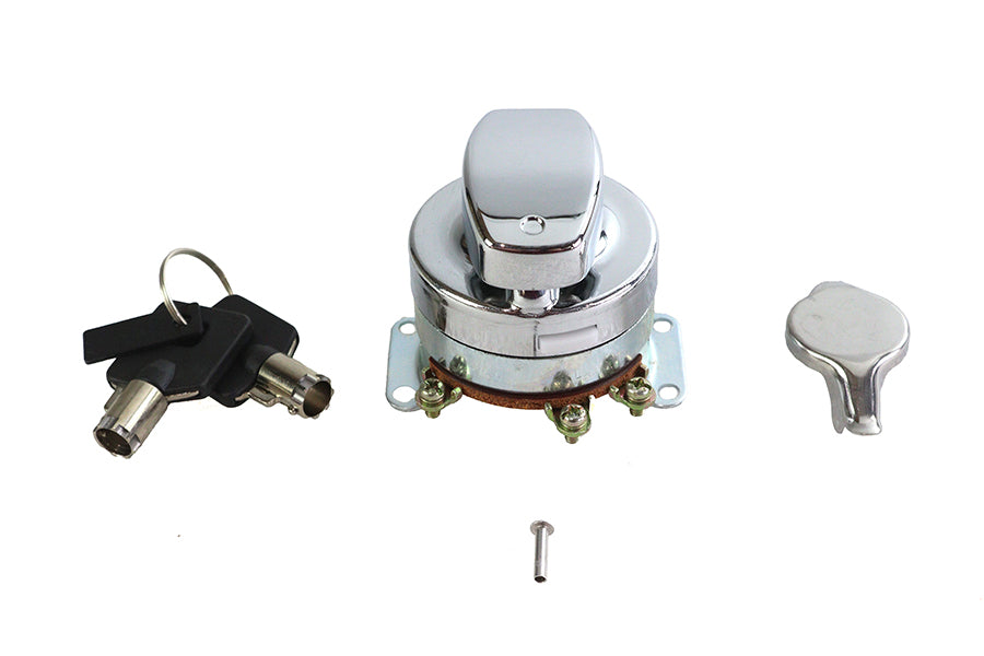 32-0482 - Hinge Ignition Switch 6 Terminal Chrome by Volt Tech