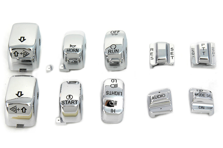 32-0564 - Handlebar Switch Cap Set Chrome by Volt Tech