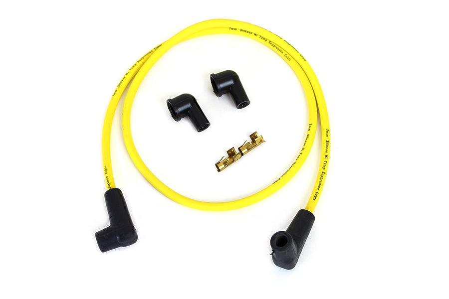 32-0647 - Yellow Suppression Core 7mm Spark Plug Wire Kit by Volt Tech