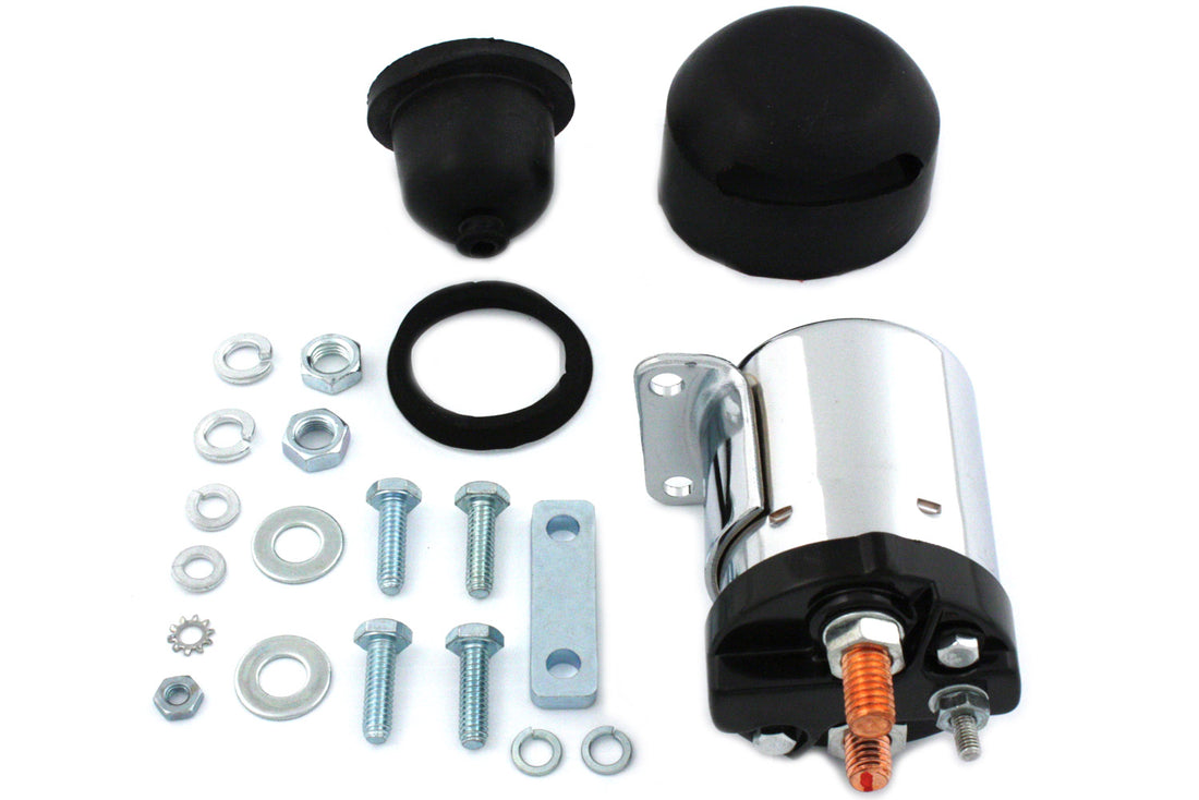 32-0698 - Chrome Starter Solenoid Kit by Volt Tech