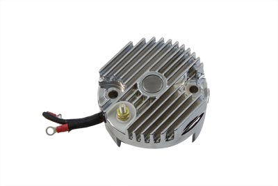 32-0785 - Chrome 12 Volt Regulator End Cover with High Output by Volt Tech