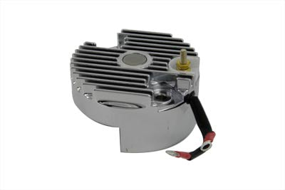 32-0786 - Chrome 12 Volt Regulator End Cover with Low Output by Volt Tech