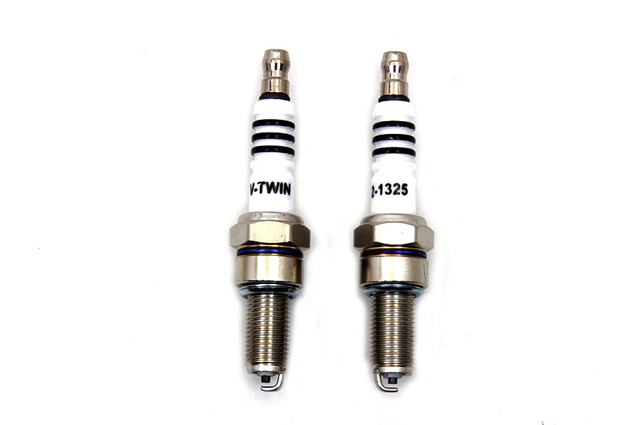 32-1325 - M8 V-Twin Performance Spark Plug Set by Volt Tech