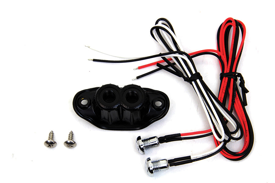 32-1364 - Old School Dual Switch Kit Black by Volt Tech