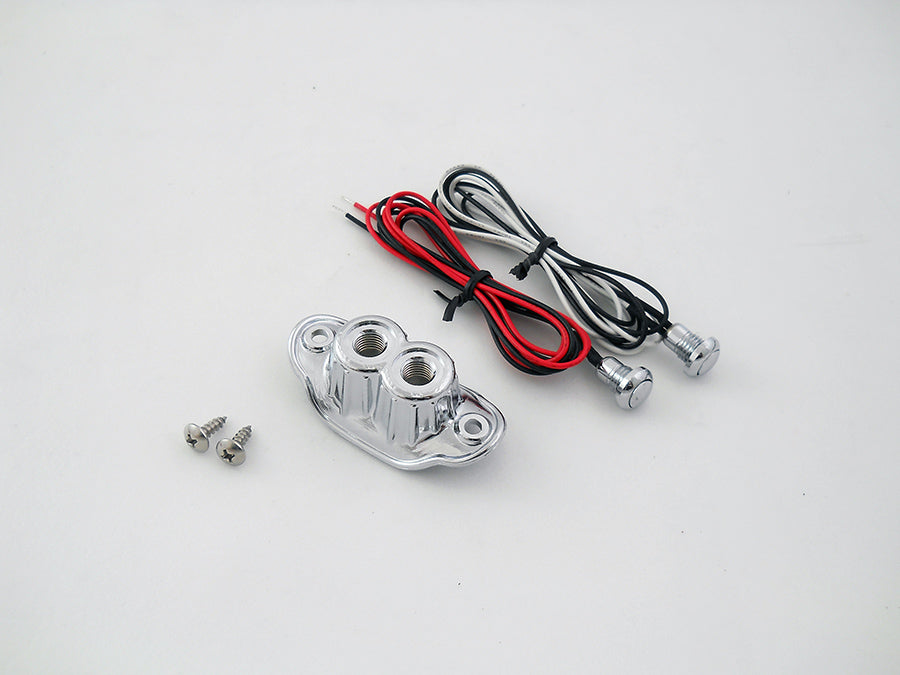 32-1380 - Old School Dual Switch Kit Chrome by Volt Tech